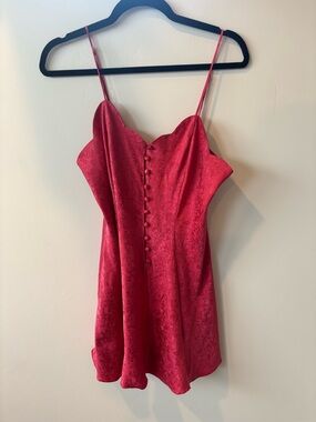 Vintage 90s Gold Label Victorias Secret Mini Dress Nightgown Slip